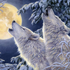 Схема вышивки «поющие в лесу»