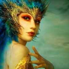 Схема вышивки «девушка»