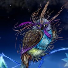 Схема вышивки «сова»