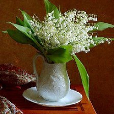 Схема вышивки «ландыши»