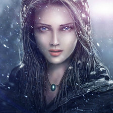 Схема вышивки «девушка»