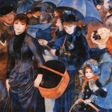 Схема вышивки «Ренуар Зонтики»