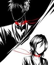 Схема вышивки «Ичиго и Рукия»