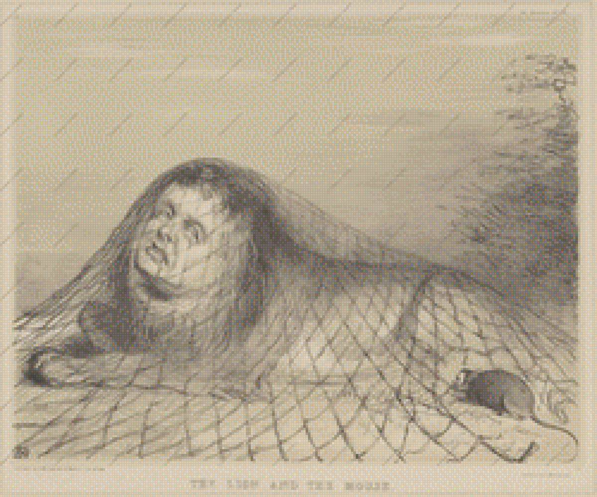 Лев и мышь - предпросмотр