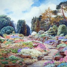 Схема вышивки «Сад»