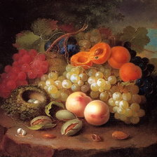 Схема вышивки «натюрморт с фруктами»