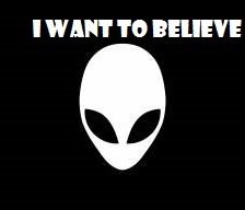 Схема вышивки «i want to believe»