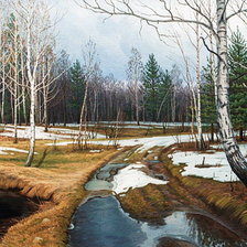 Схема вышивки «Ранняя весна»