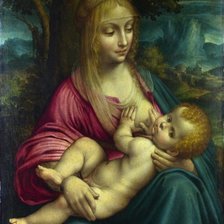 Схема вышивки «мадонна с ребенком»