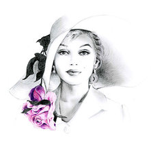 Схема вышивки «Монро»