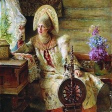 Схема вышивки «Ожидание»