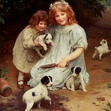 Схема вышивки «озорники»