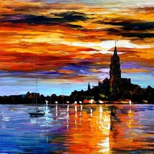 Схема вышивки «афремов Замок на островке»