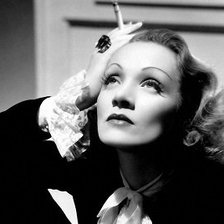 Схема вышивки «Марлен Дитрих»