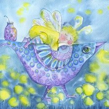 Схема вышивки «Пчелка и варенье»