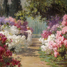 Схема вышивки «цветы»