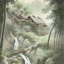 Схема вышивки «японская живопись»