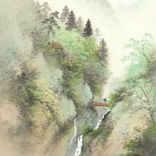 Схема вышивки «японская живопись»