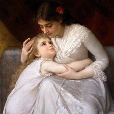 Схема вышивки «Мать и дитя»