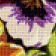 Предпросмотр схемы вышивки «анютины глазки» (№1332996)