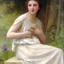 Схема вышивки «девушка»