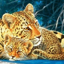 Схема вышивки «Рядом с мамой»