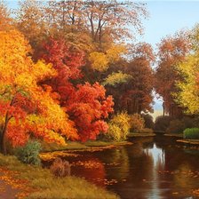 Схема вышивки «осень»