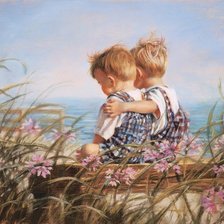 Схема вышивки «братья близнецы»