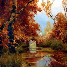 Схема вышивки «осень золотая»