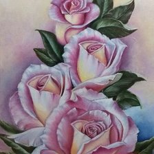 Схема вышивки «розы»