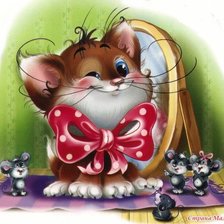 Схема вышивки «красавчик»