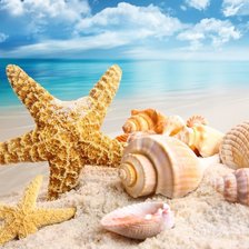 Схема вышивки «пляж»