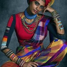 Схема вышивки «восточная женщина»