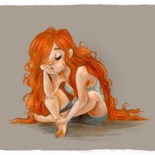 Схема вышивки «Дева»