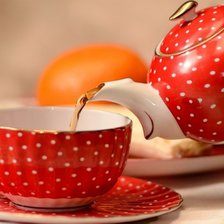 Схема вышивки «чайная»