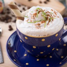 Схема вышивки «кофе»