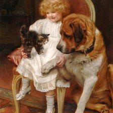 Схема вышивки «Давай мириться !»