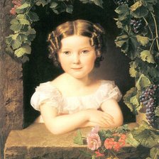 Схема вышивки «девочка»