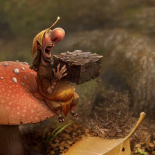 Схема вышивки «гном»