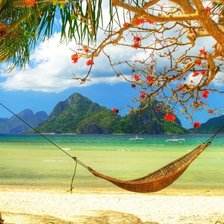 Схема вышивки «Райский остров»