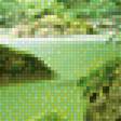 Предпросмотр схемы вышивки «лес» (№1337105)