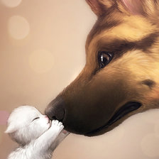 Схема вышивки «Первая встреча»