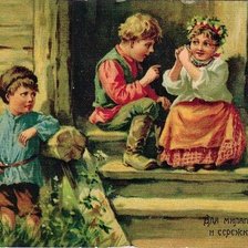 Схема вышивки «Для милого дружка и серёжка из ушка»