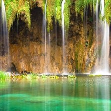 Схема вышивки «Водопад.»