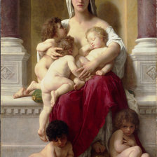 Схема вышивки «Мадонна»