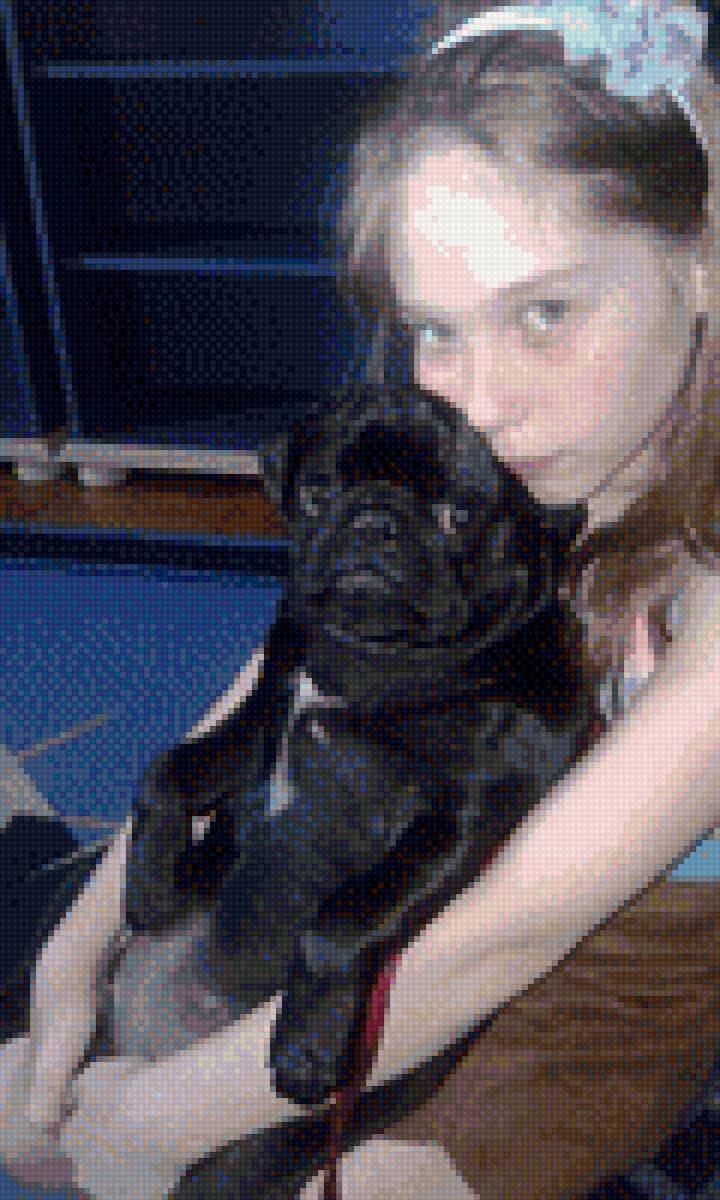 подружки - мопсы, дети, счастье - предпросмотр