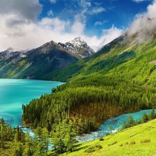 Схема вышивки «Пейзаж»