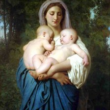 Схема вышивки «младенцы»