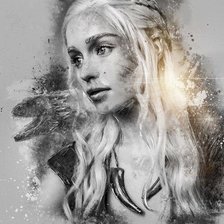 Схема вышивки «игра престолов Дейнерис»