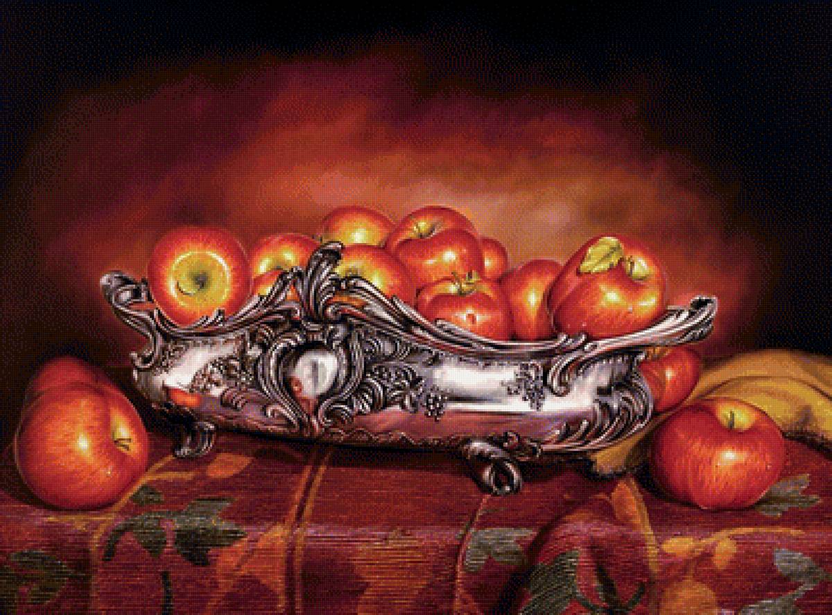 №1339966 - фрукты, натюрморт, яблоки - предпросмотр